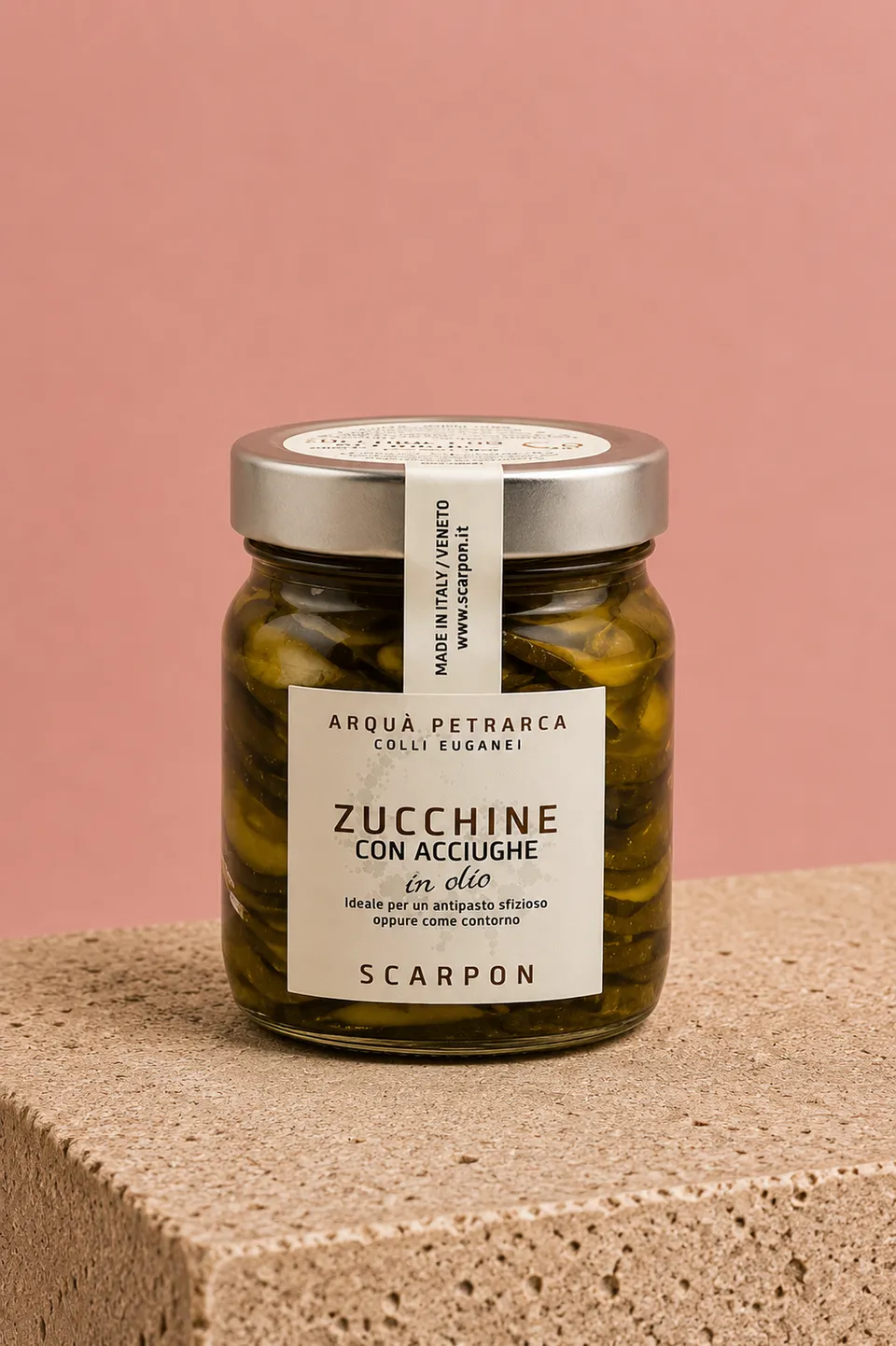 Zucchine con Acciughe in Olio
