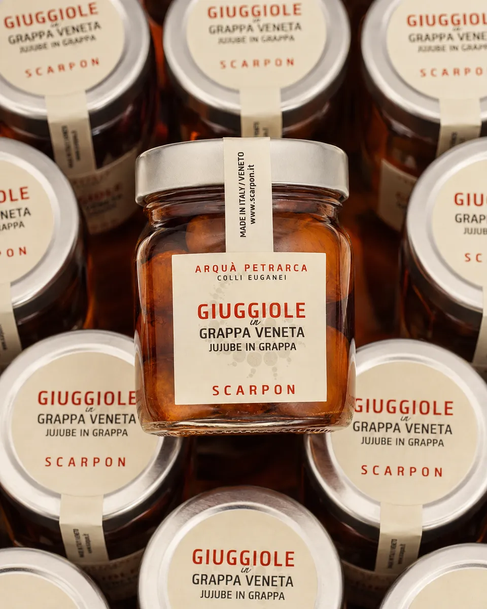 Giuggiole in grappa veneta